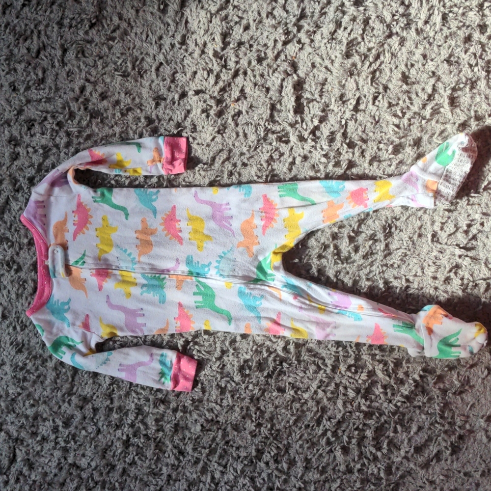 Carter's 12 month girly dino sleeper